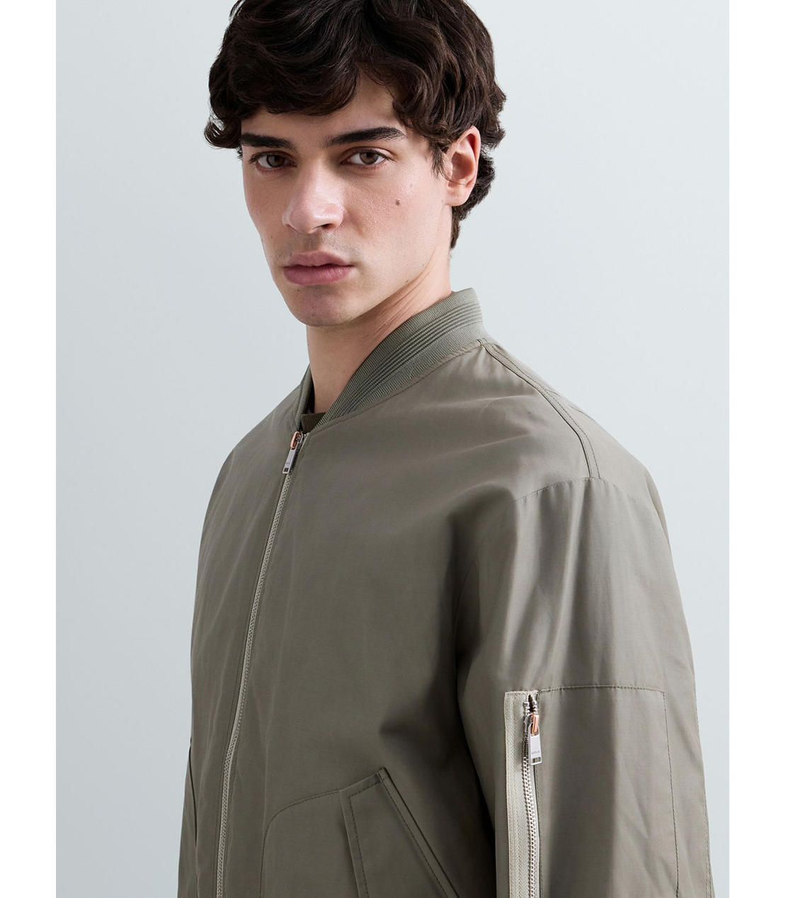 バック刺しゅうバーシティジャケット 詳細画像 ライトミリタリー 6